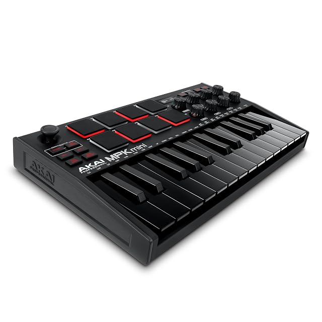 Akai Professional MPK Mini MK3 controller with pads and knobs