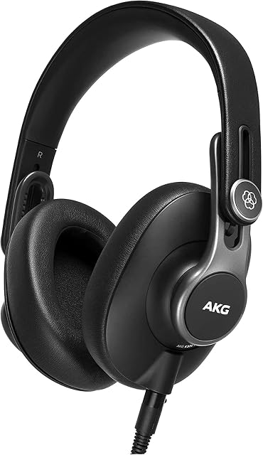 AKG K371 closed-back over-ear studio headphones, folded