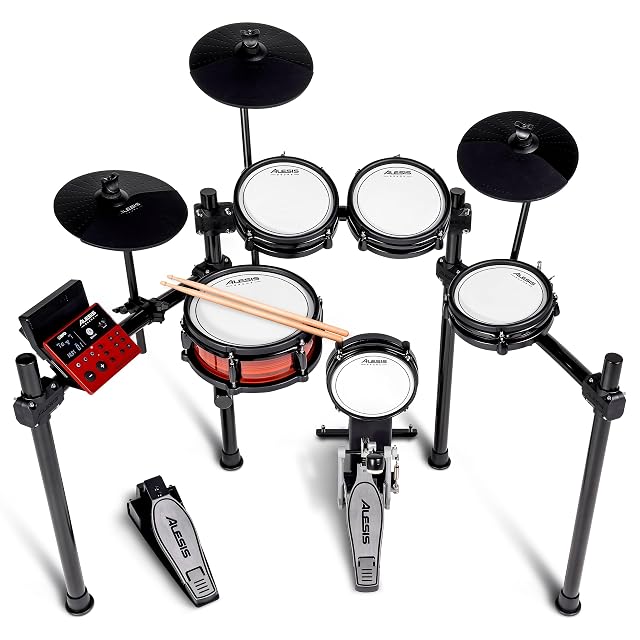 Alesis Nitro Pro eight-piece electronic drum kit with mesh heads