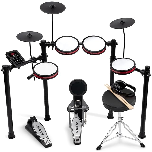 Alesis Turbo Pro eight-piece electronic drum kit with kick tower