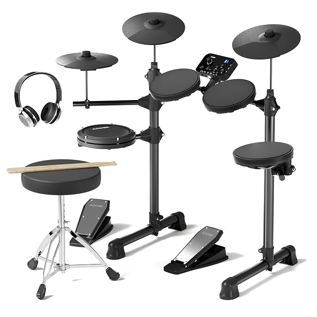 AODSK UAED-400 electric drum set for beginners