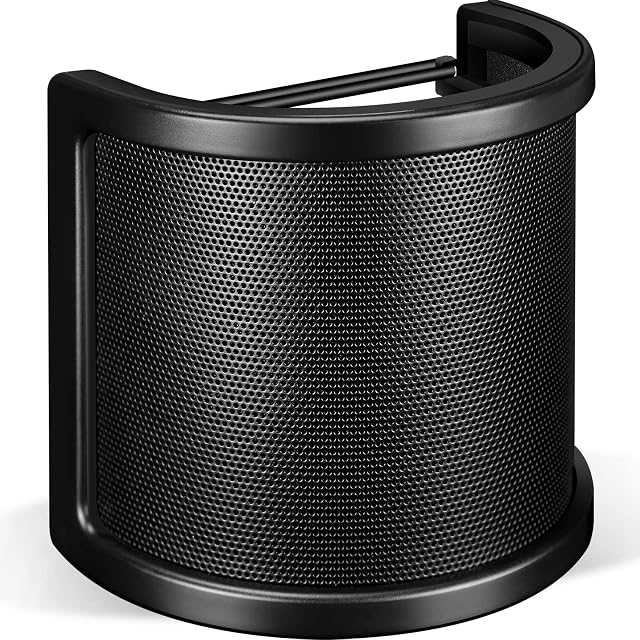 aokeo pop filter with foam windscreen layer