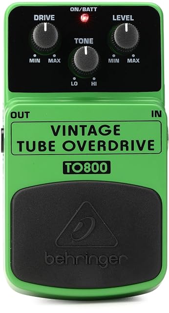 Behringer TO800 vintage tube overdrive guitar pedal