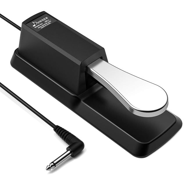 Donner DK-1 universal sustain pedal with polarity switch