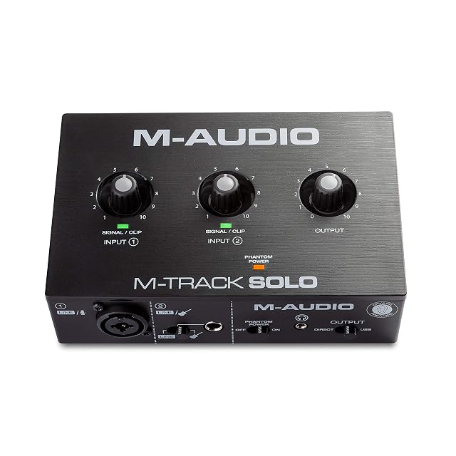 M-Audio M-Track Solo compact USB audio interface