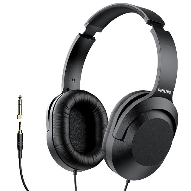 Philips P2000 over-ear wired stereo headphones