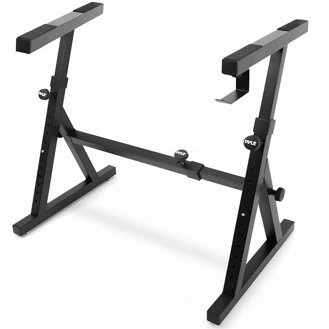 Pyle PKST38.5 folding Z-style keyboard stand with padded arms