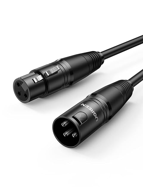 UGREEN 3 m three-pin XLR microphone cable